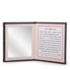 Faux leather Tefillas HaDerech Opened with mirror - Image 3