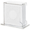 Faux Leather Lacey style Lucite Haggadah Stand - Image 3