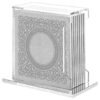 Faux Leather Lacey style Lucite Haggadah Stand - Image 4